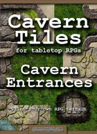 Cavern Tiles - Cavern Entrances - RPG Game Tiles