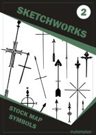 Sketchworks Stock Map Symbols #2: North Arrows