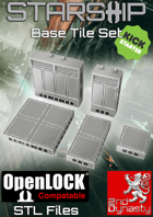 Starship 3D Printable OpenLOCK Deck Plans - Base Tiles