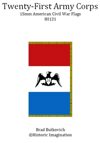 Twenty-First Army Corps American Civil War 15mm Headquarters Flag Sheet
