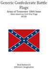 Generic Confederate Army of Tennessee 1864 Issue American Civil War 6mm Flag Sheet