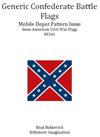 Generic Confederate Mobile Depot Pattern American Civil War 6mm Flag Sheet