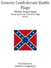 Generic Confederate Mobile Depot Pattern American Civil War 15mm Flag Sheet