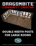 Double width Village Pillars for D-Walls