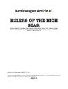 Battlewagon Article #1: Rulers of the High Seas