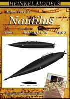 1:100 (68cm) Jules Verne Nautilus paper model