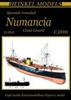 1:200 Spanish ironclad Numancia Full-hull