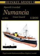 1:200 Spanish ironclad Numancia Full-hull