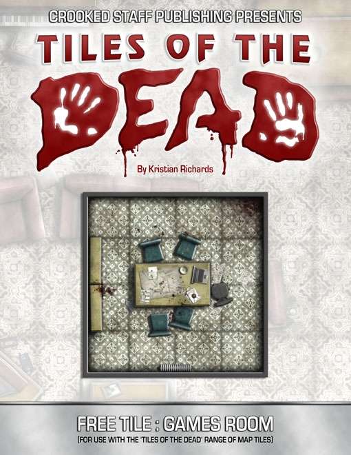 Tiles of the Dead Games Room Crooked Staff Publishing Zombie