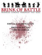 Brink of Battle Official Errata