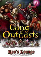 Kev's Lounge Paper Minis: Gang of Outcasts