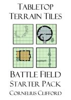Tabletop Terrain Tiles - Battlefield Starter Pack