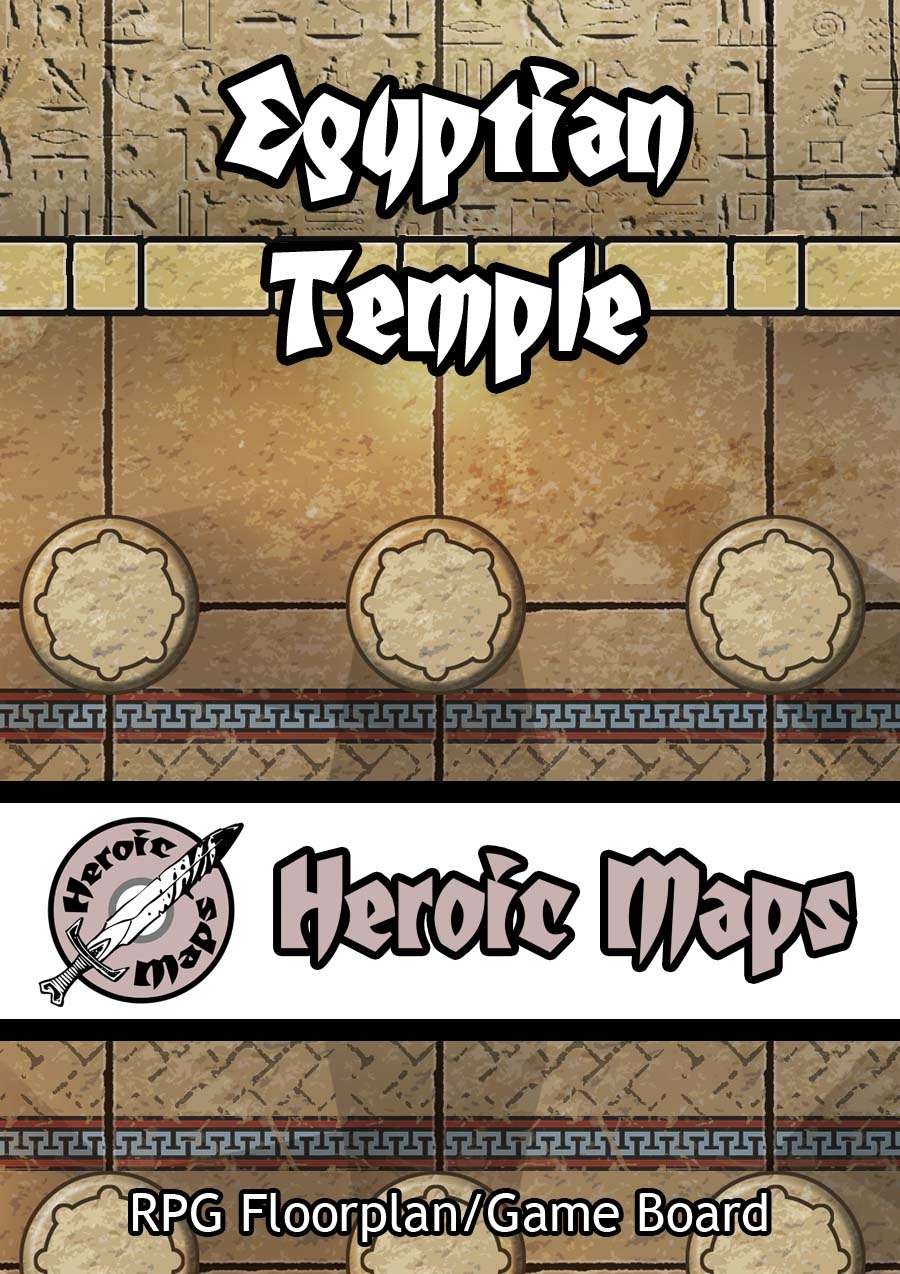 Heroic Maps: Egyptian Temple