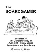 The Boardgamer Magazine - Contents by Game Article