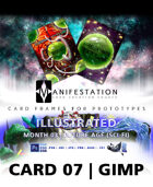 Card 07- Illustrated (Future Age) Gimp | Card Game Design Template for Play-testing |