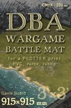 DBA Littoral Grass Plain. Wargame Battlemat Battleboard image