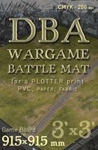 DBA Road Grass plain. Wargame Battlemat Battleboard image