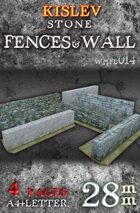 Stone Fences & Walls (whfb014). Foldable paper scenery. Stone Fences & Walls (whfb014). Foldable paper scenery.