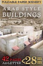 Wargame Arab Style Buildings. Foldable paper scenery. Wargame Arab Style Buildings. Foldable paper scenery.