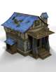 "3D" A Fantasy Tavern 28mm Papercraft Wargaming Terrain Model