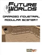 Future Worlds: Damaged Industrial Modular Scenery Set