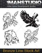 Free Stock Art - 19 Elf Vector Icons EPS