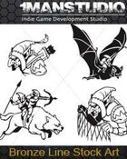 Free Stock Art - 19 Goblin Vector Icons EPS