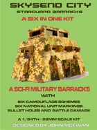 Skysend City Sci-Fi Barracks