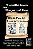 Grim's Dungeons of Doom: Posters, signs and warnings