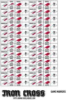 Iron Cross Game Markers