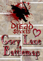 Dread Streets: Gory Lane Battlemap