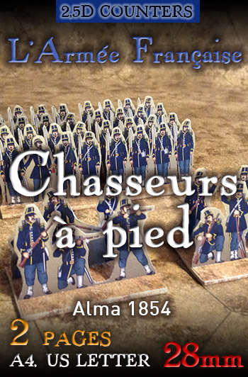 Chasseurs à pied L'Armée Française 1854 (28mm)