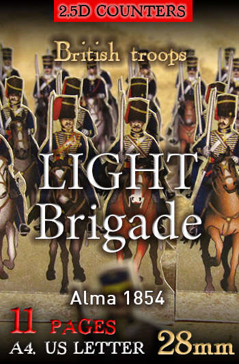 British troops. Light Brigade. Alma 1854 ('28mm')