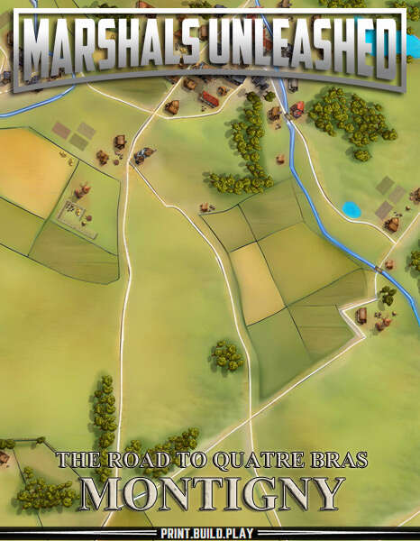 Montigny - The road to Quatre Bras - Print Build Play, Napoleonic, Napoleonic