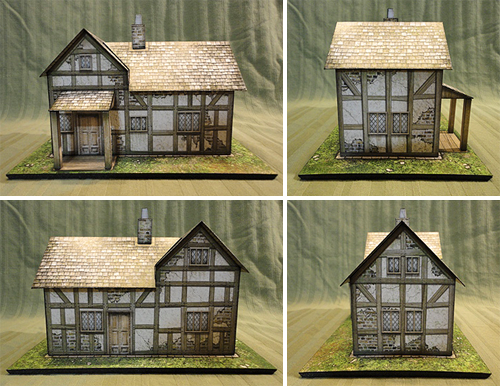 Butcher's Shop Paper Model - Dave Graffam Models