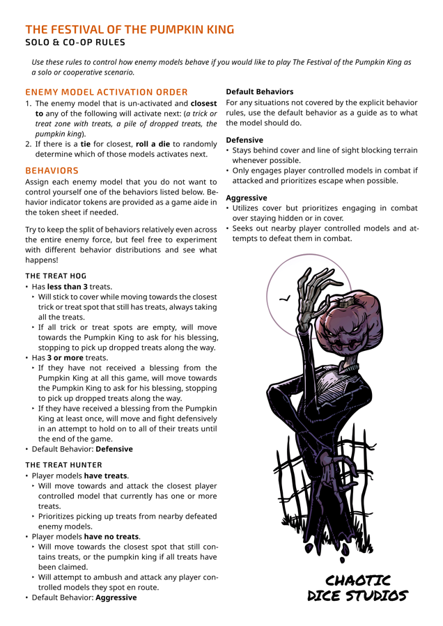 Solo & Co-op Rules