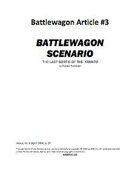 Battlewagon Article #3: Battlewagon Scenario - The Last Sortie of the Yamato