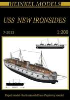 1/200 USS New Ironsides Waterline Paper Model