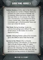Gibbering Hordes Allegiance