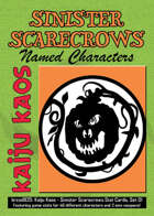 Kaiju Kaos - Sinister Scarecrows Stat Sheets, Vol. 01