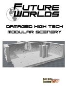 Future Worlds: Damaged High Tech Modular Scenery Set