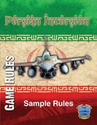 Persian Incursion Sample Rules