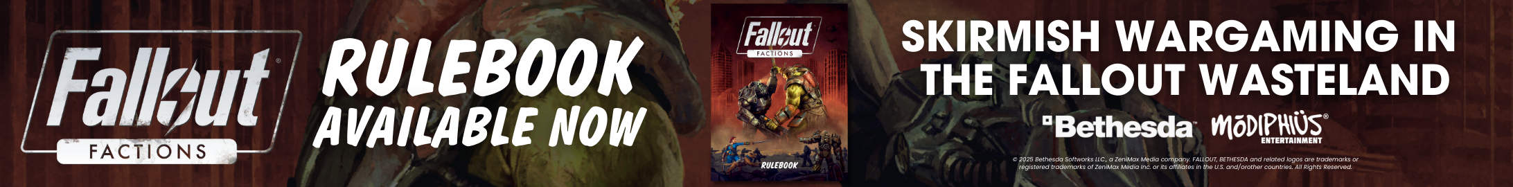 Fallout Factions Rulebook available now @ Wargame Vault