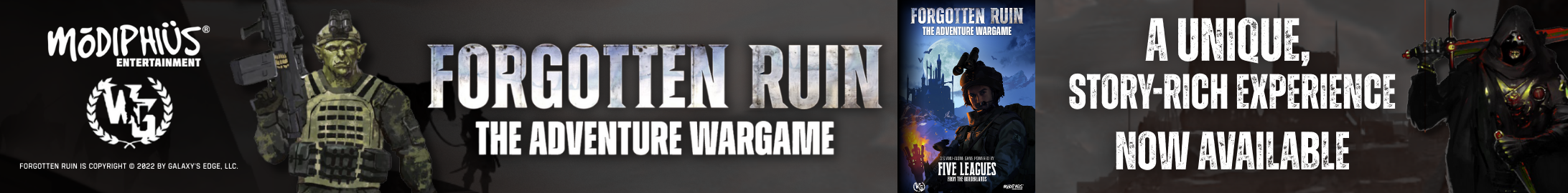 Forgotten Ruin the Adventure Wargame now available @ Wargame Vault